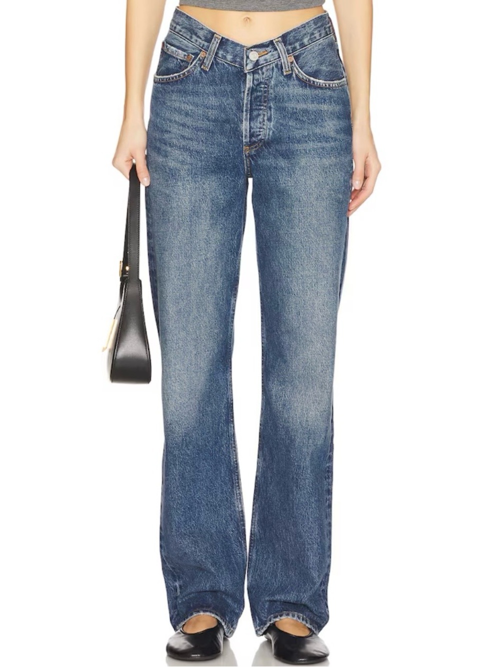 Agolde V-waist Kelly Jeans in Essence Wash Size 29